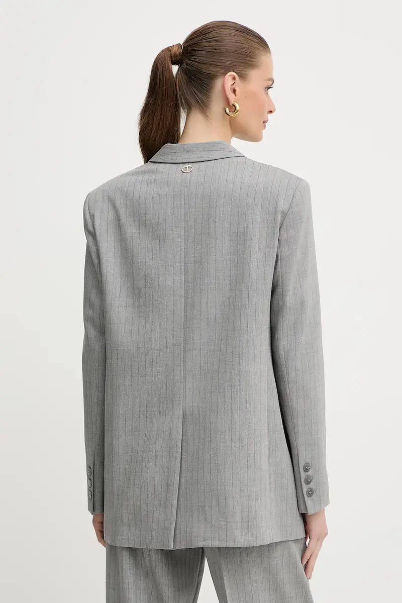Twinset Blazer Grigio 4216025 miniatura 3