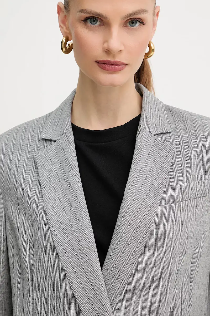 Twinset Blazer Grigio 4216025 miniatura 4