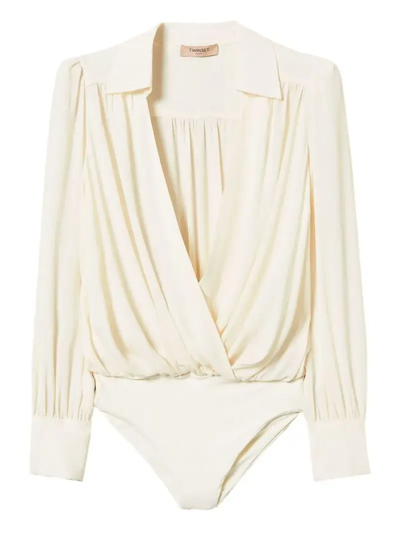 Blusa Donna Bianca a Portafoglio Bianco