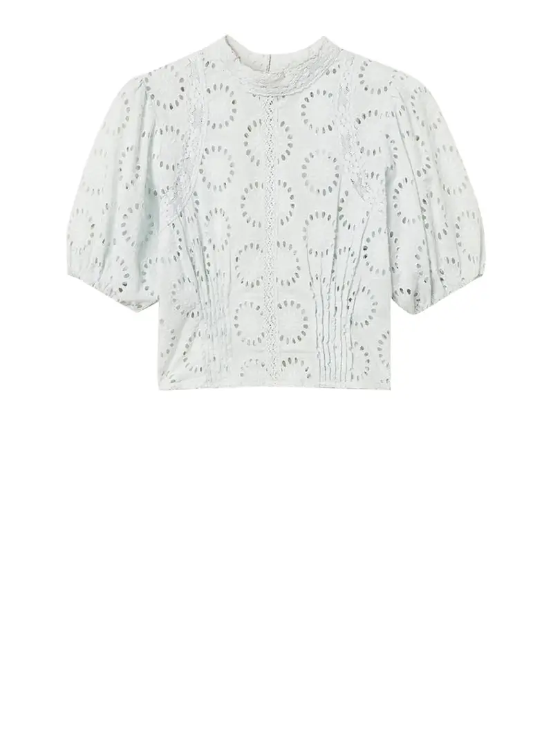 blusa twin set da donna - verde