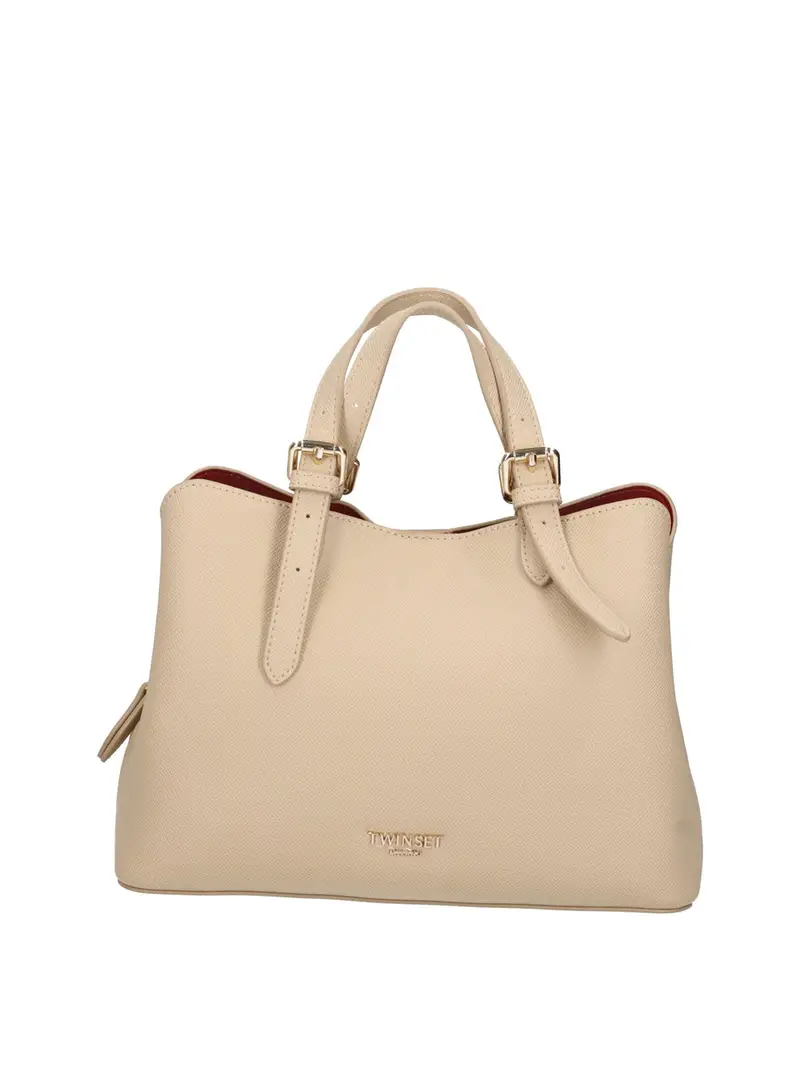 borsa a mano twin set da donna - beige