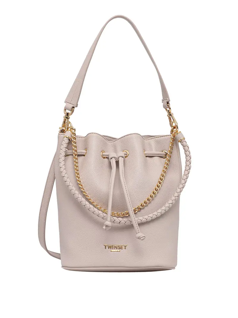 borsa a secchiello twin set da donna - rosa