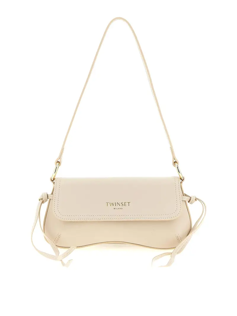 Borsa a tracolla in pelle Beige