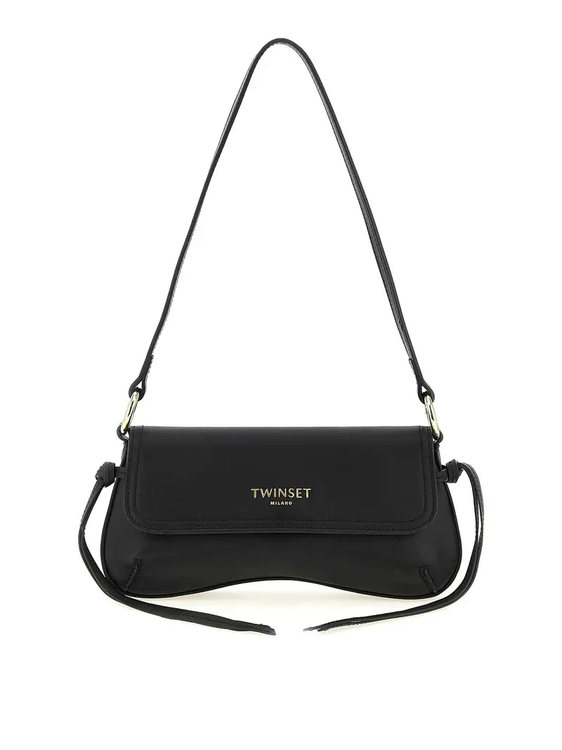 Borsa a tracolla in pelle Nero