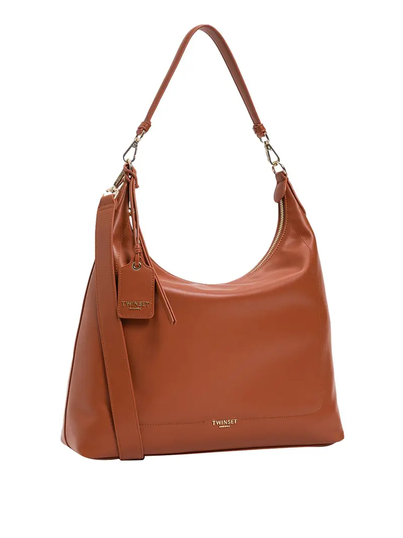 borsa a tracolla twin set da donna - marrone