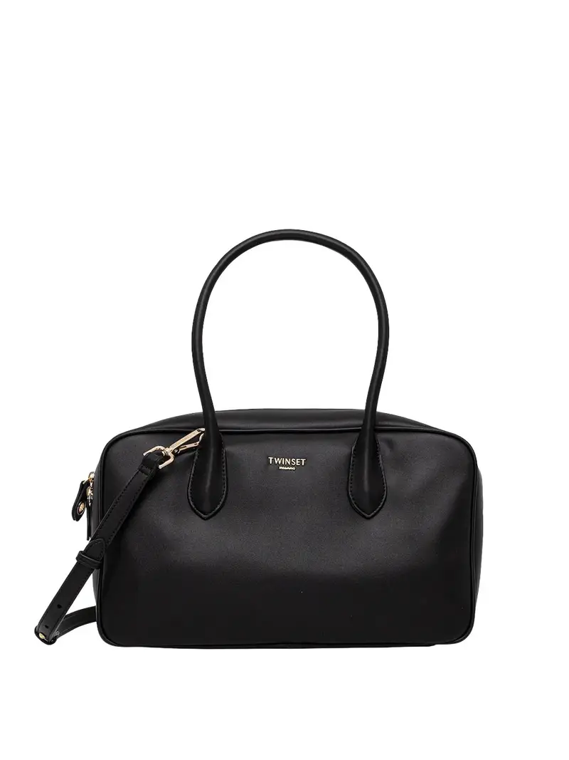 borsa bauletto twin set da donna - nero