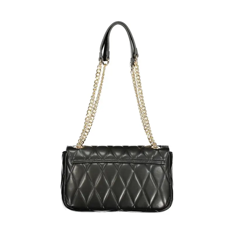 Borsa Donna Nera Dettagli a Contrasto Nero miniatura 2