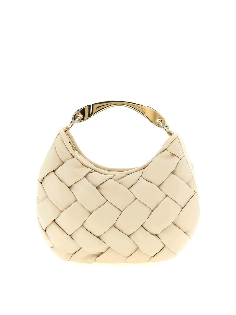 Borsa intrecciata Beige