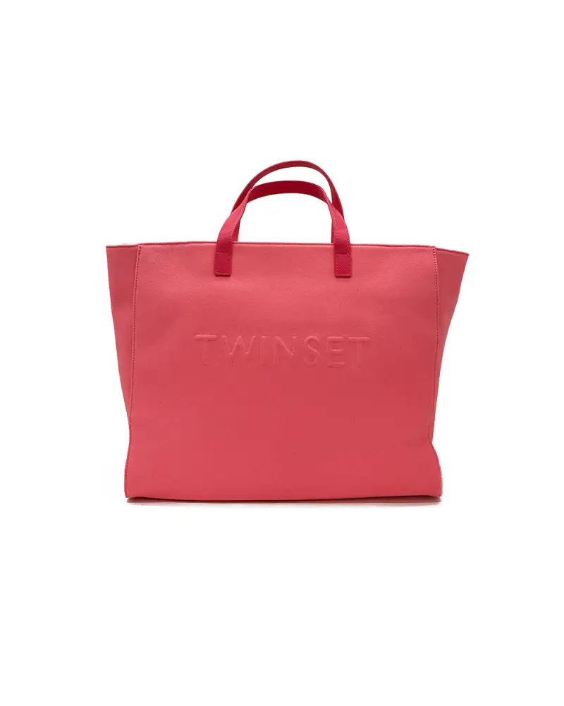 Borsa Shopper Logo Rosa miniatura 2
