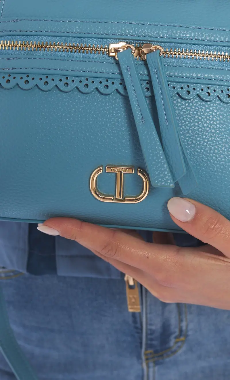 Borsetta twinset cecile piccola, colore azzurro miniatura 2