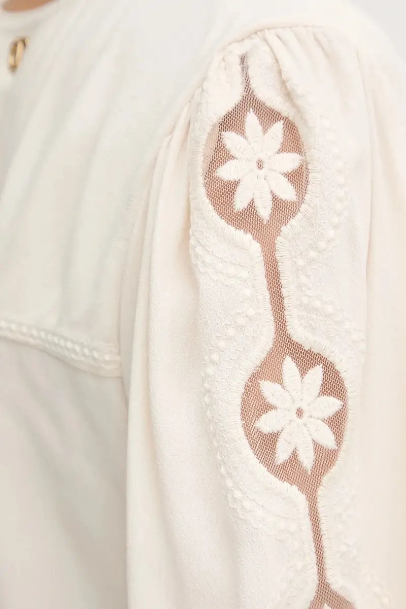 camicetta Beige miniatura 5