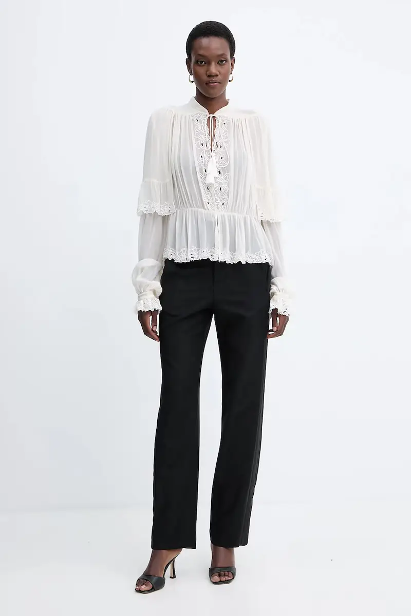 camicetta Beige miniatura 2