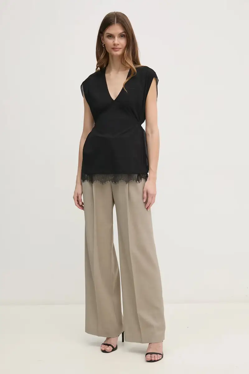 camicetta donna colore nero 251TP2781 miniatura 2