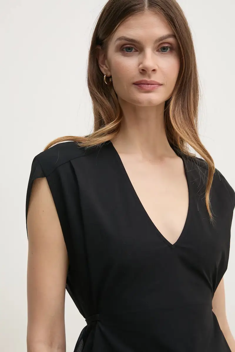 camicetta donna colore nero 251TP2781 miniatura 4