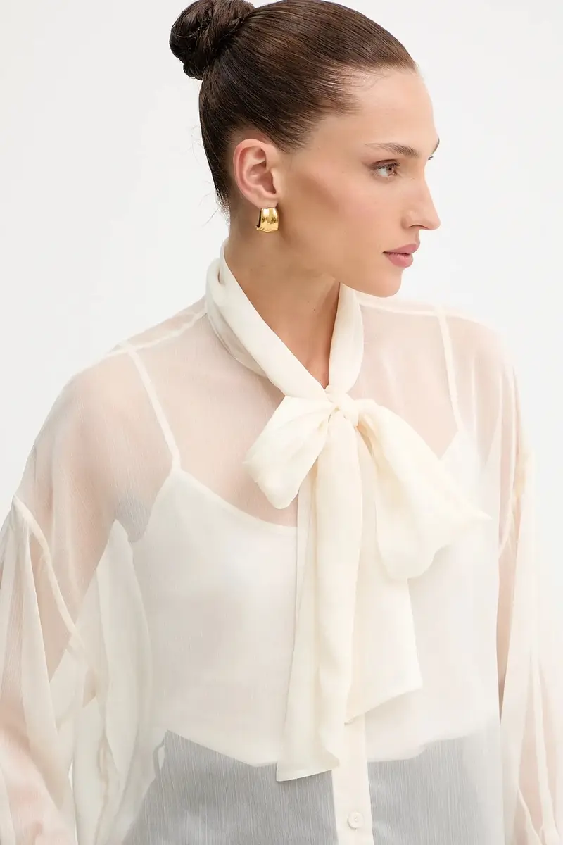 camicia Beige miniatura 4