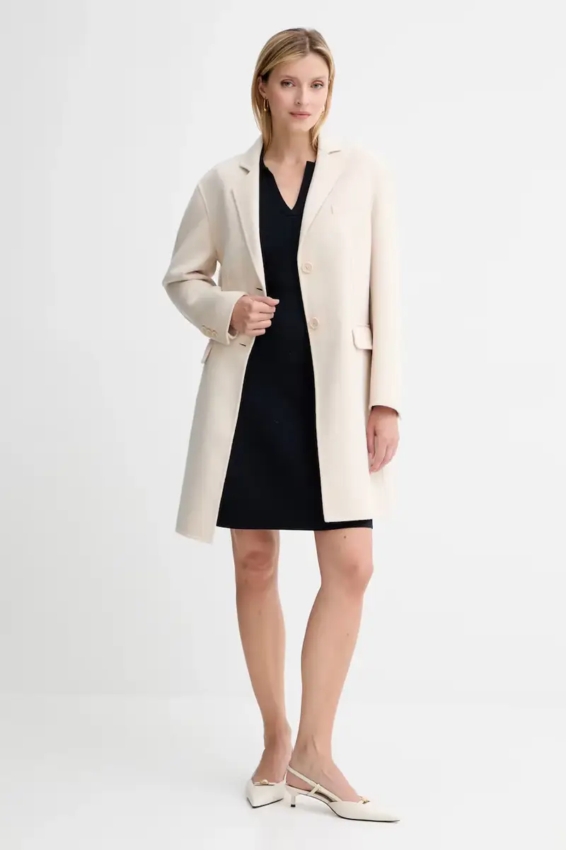 camicia con cotone Beige miniatura 2