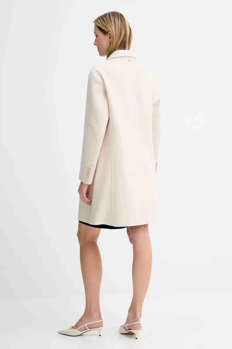 camicia con cotone Beige miniatura 3