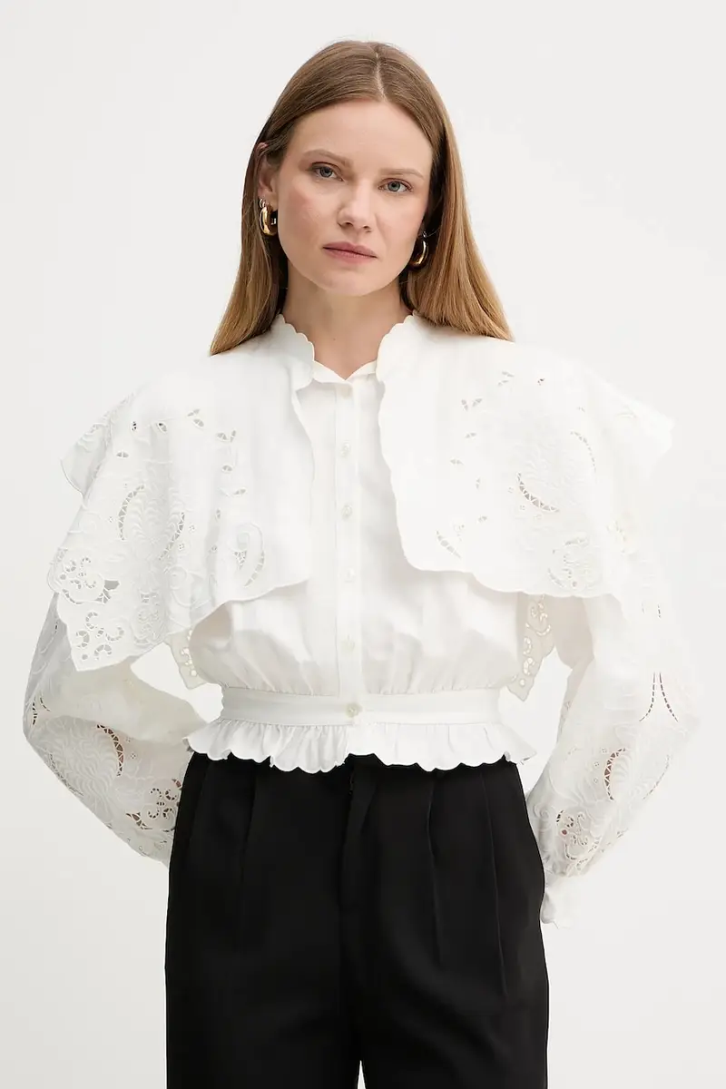 camicia di lino colore bianco 251TS2112