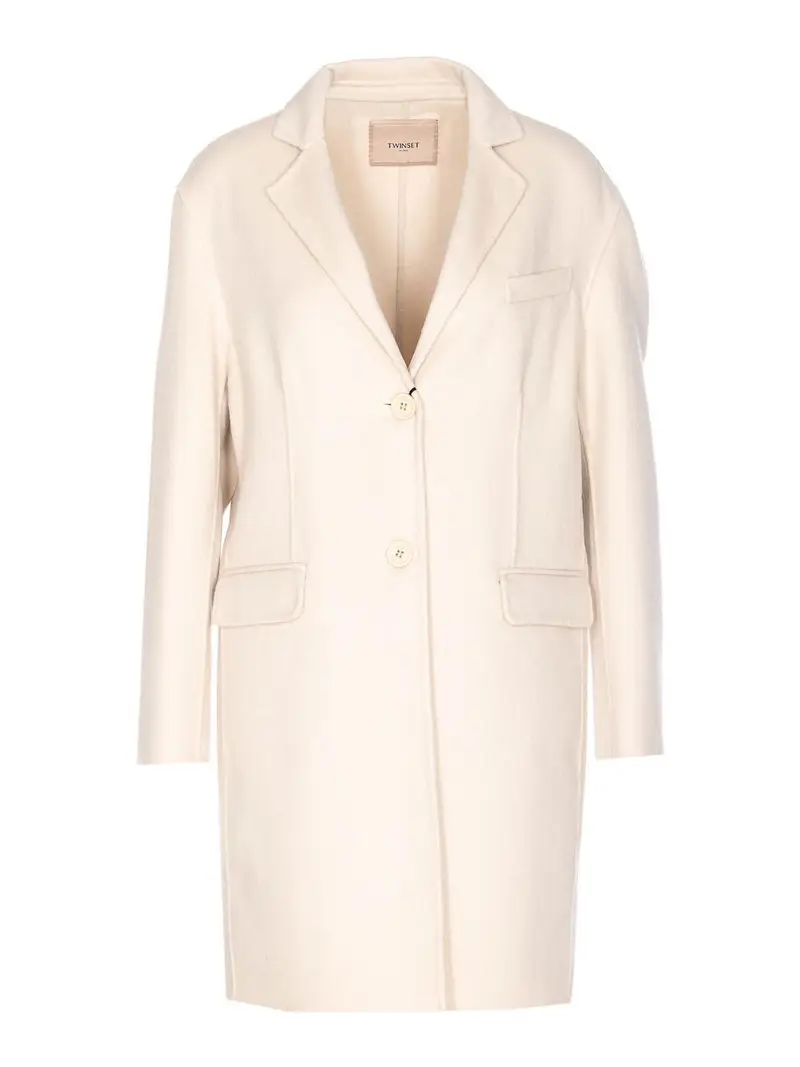 Cappotto beige Bianco