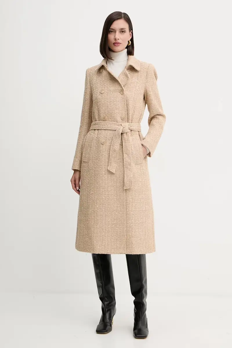 cappotto in lana Beige