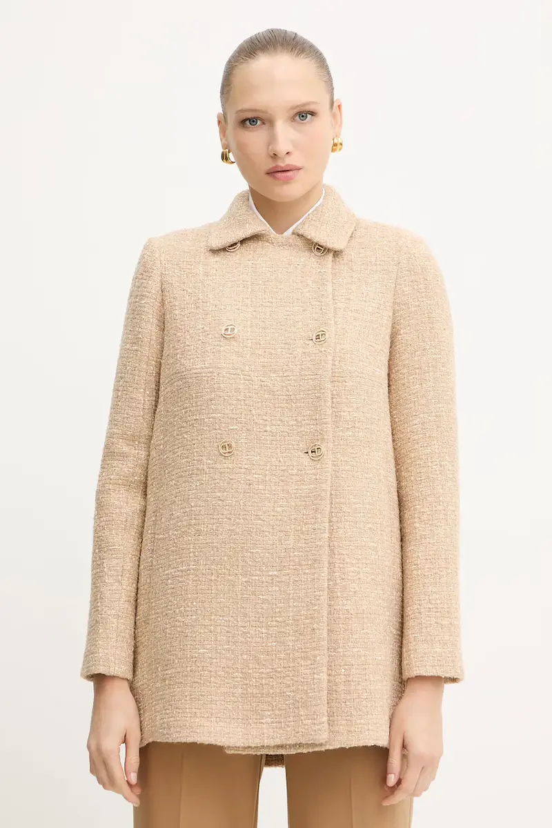 cappotto in lana Beige