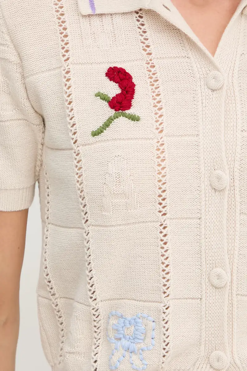 Twinset Cardigan Beige 4215875 miniatura 4