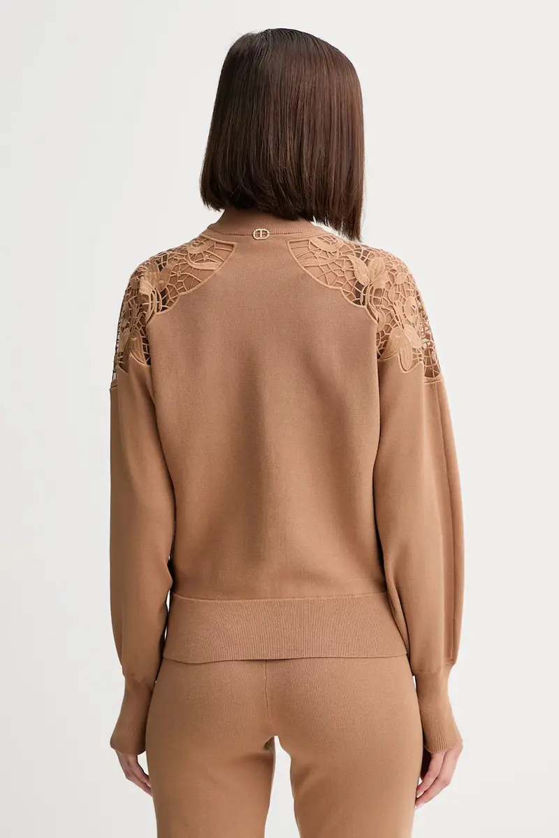 Twinset Cardigan Marrone 4216069 miniatura 3