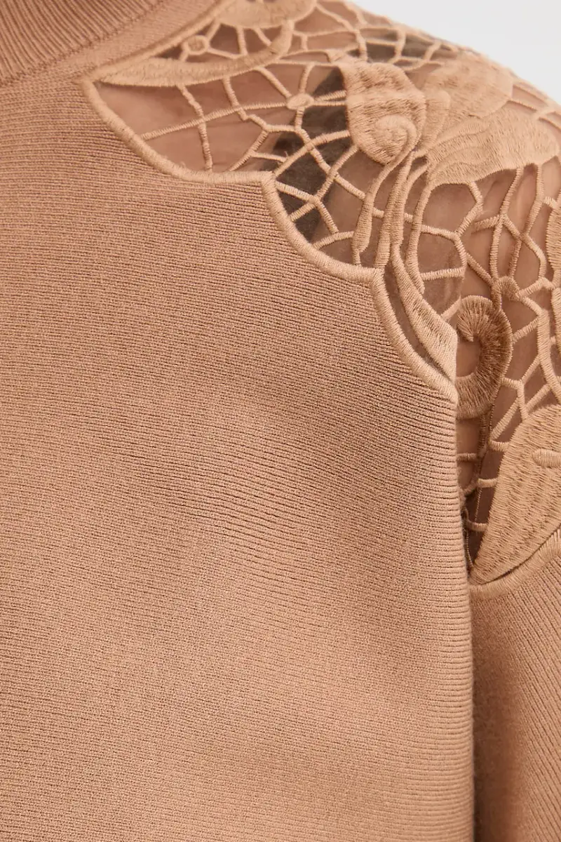 Twinset Cardigan Marrone 4216069 miniatura 4