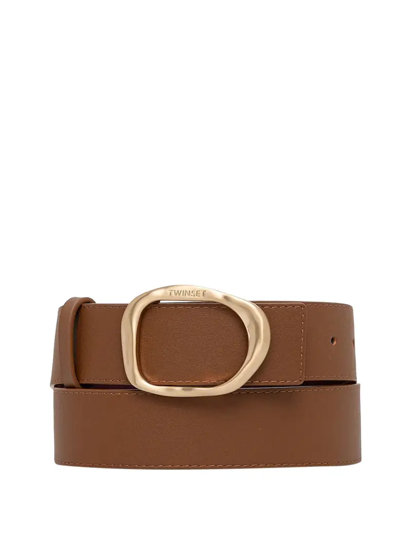 cintura twin set da donna - marrone