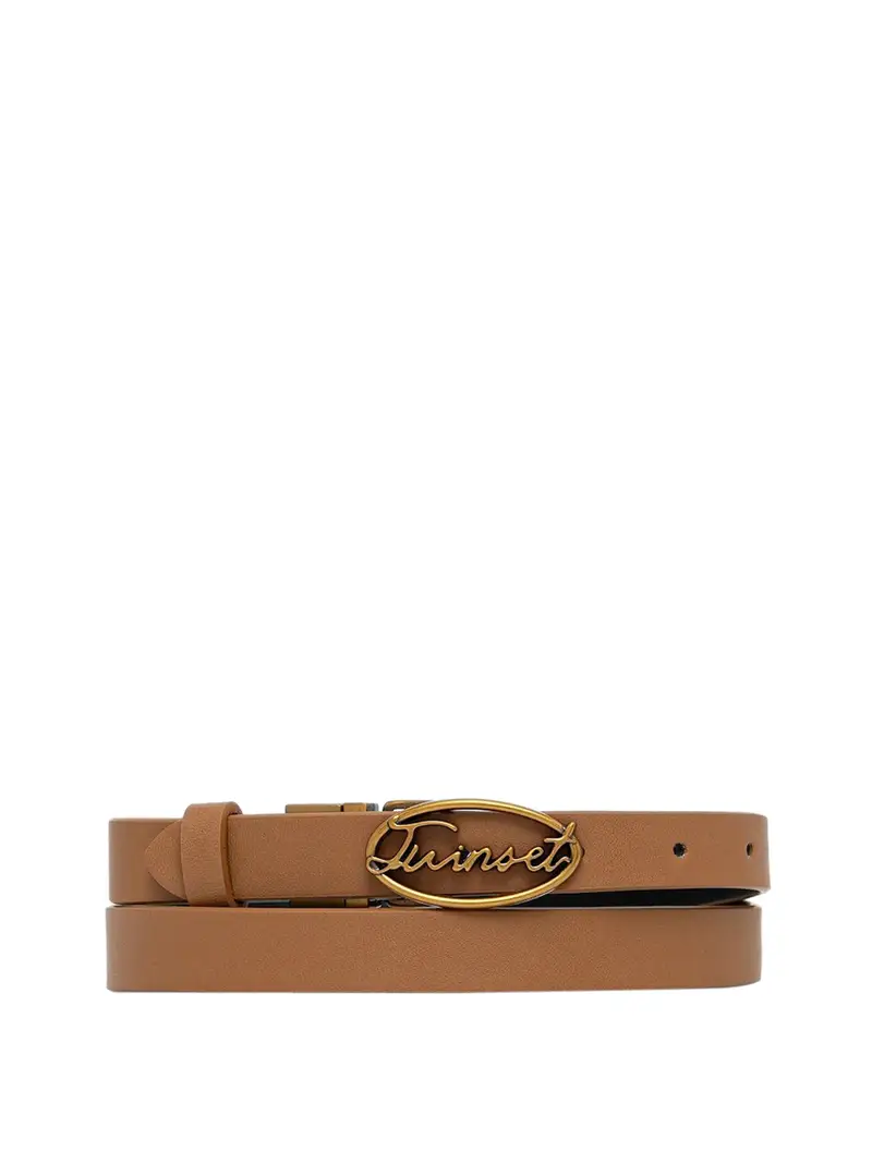 cintura twin set da donna - marrone