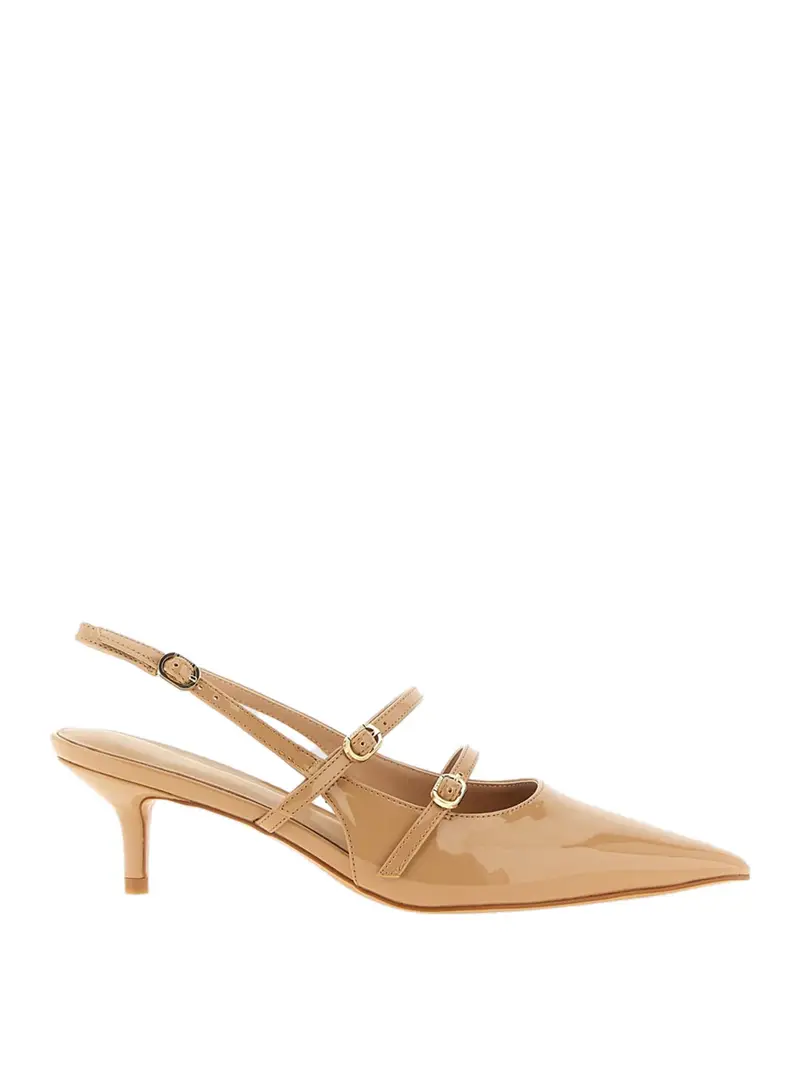 decollete twin set sling back da donna - beige