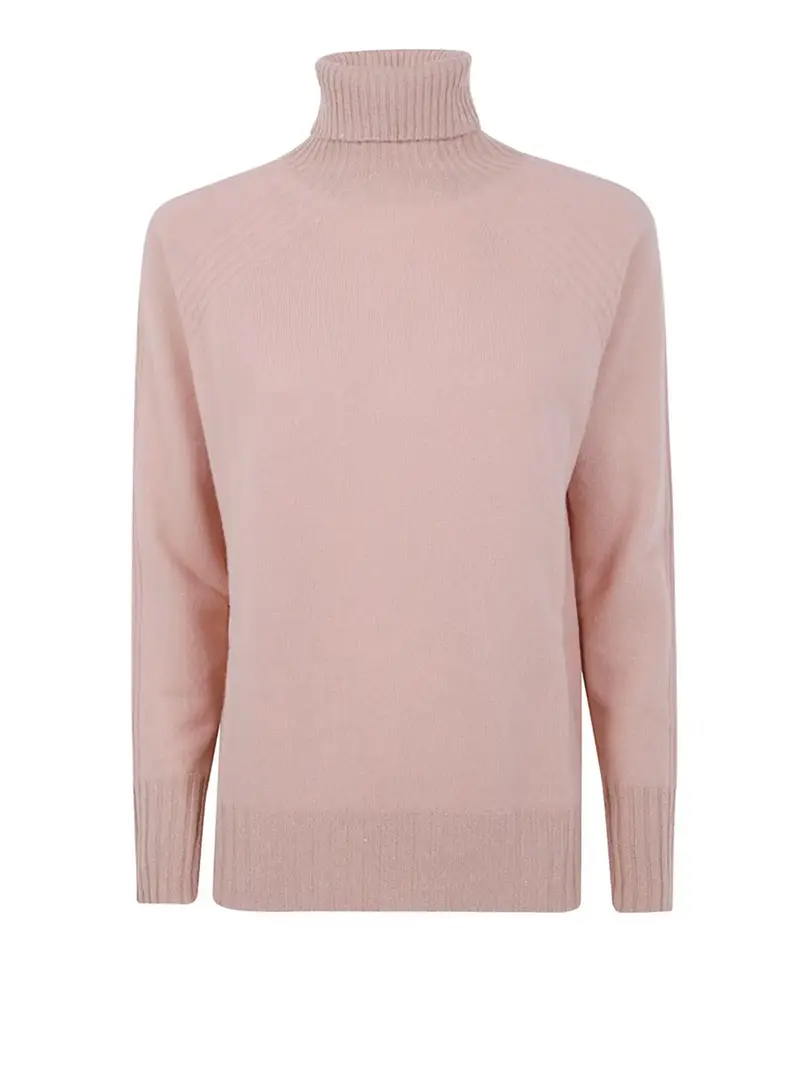 dolcevita twin set da donna - rosa