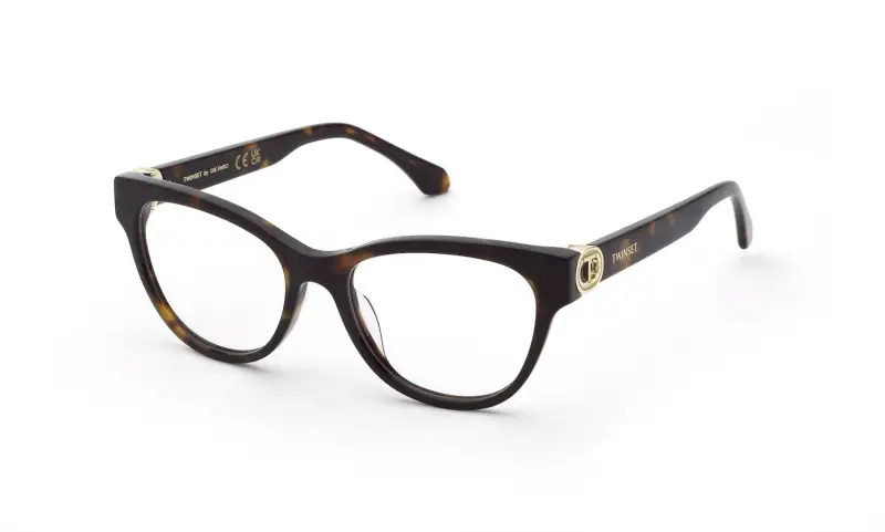 Twinset Montature da vista Donna VTW092 04BL in acetato Havana a