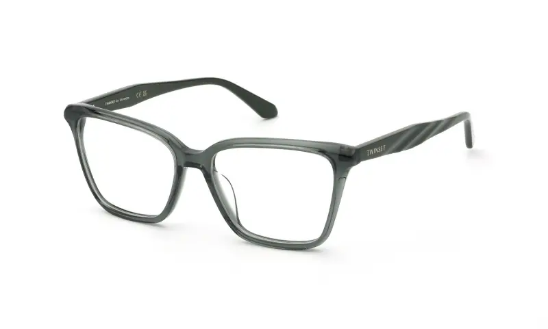 Twinset Montature da vista Donna VTW121 06HQ in acetato verde