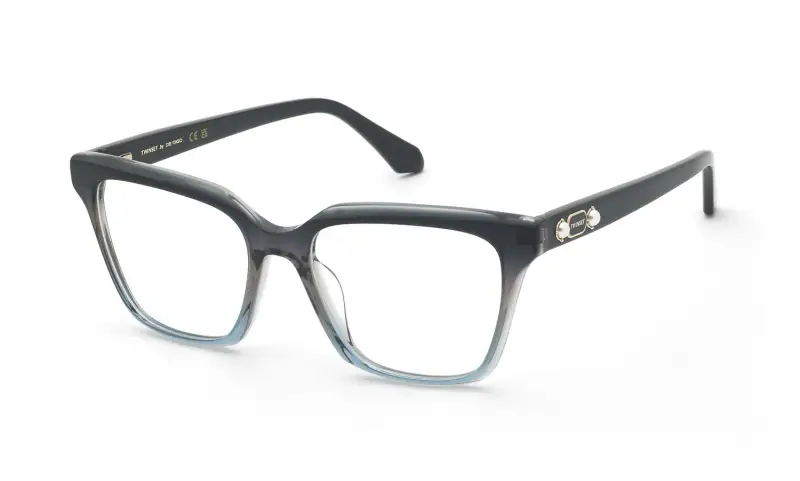 Twinset Montature da vista Donna in acetato grigio squadrato