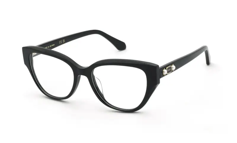 Twinset Montature da vista Donna in acetato nero a farfalla
