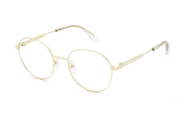 Twinset Montature da vista Donna VTW126 in Metallo Oro Pantos