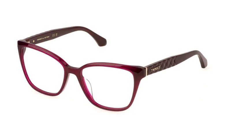 Twinset Donna VTW039  08C1 Montature da vista Acetato Viola  Squadrata