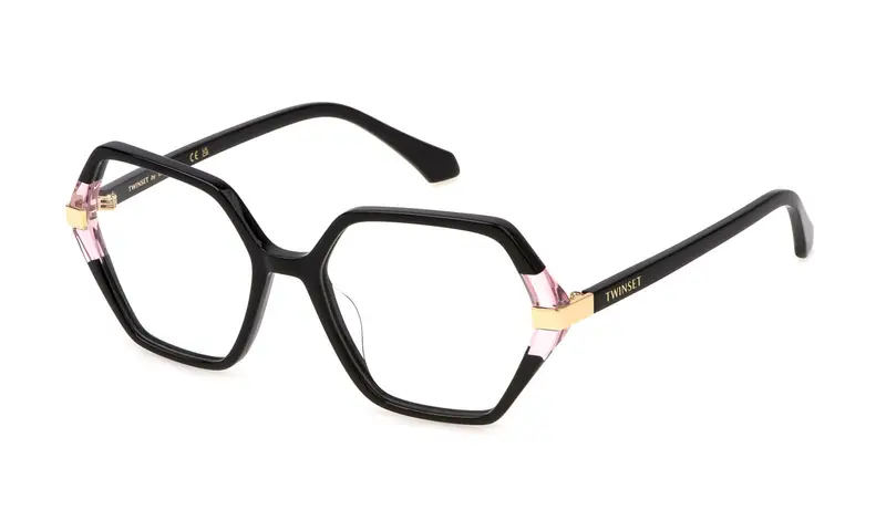 Twinset Donna VTW052V  700 Montature da vista Acetato Nero  Geometrica