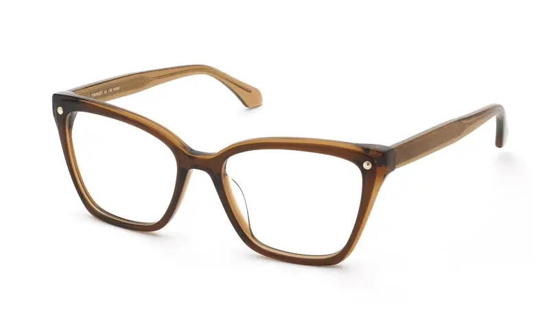 Twinset Donna VTW073  0C14 Montature da vista Acetato Marrone  Squadrata