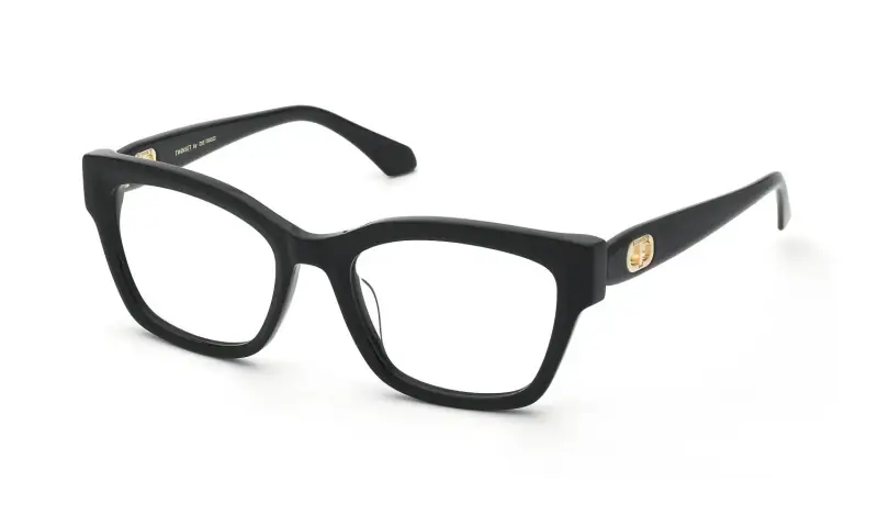 Donna VTW075 700 Montature da vista Acetato Nero Farfalla