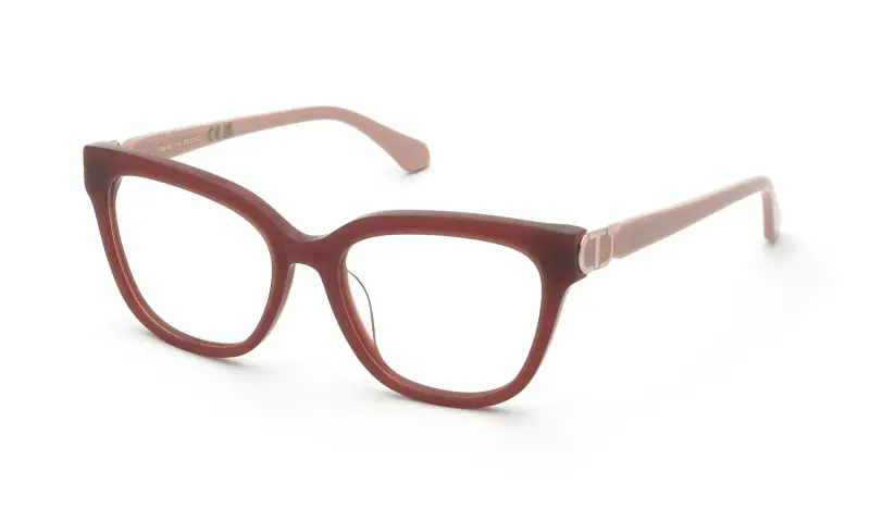 Donna VTW083 099P Montature da vista Acetato Marrone Squadrata