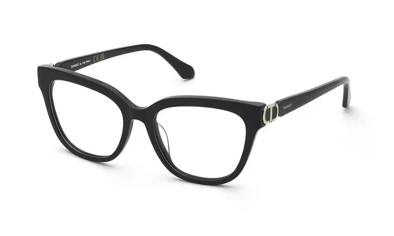 Twinset Donna VTW083  700 Montature da vista Acetato Nero  Squadrata