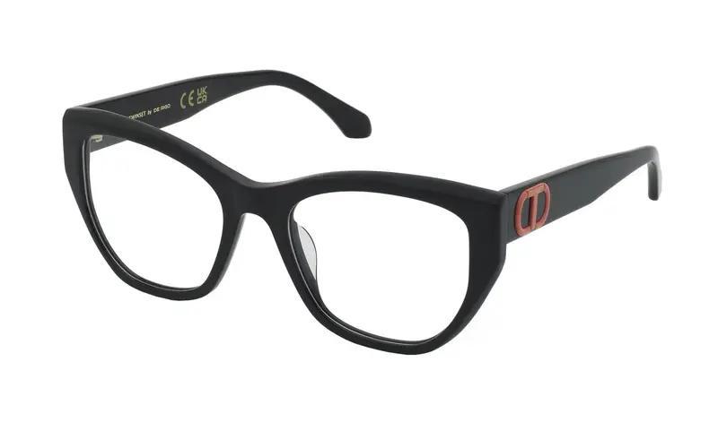 Twinset Donna VTW085  700Y Montature da vista Acetato Nero  Farfalla