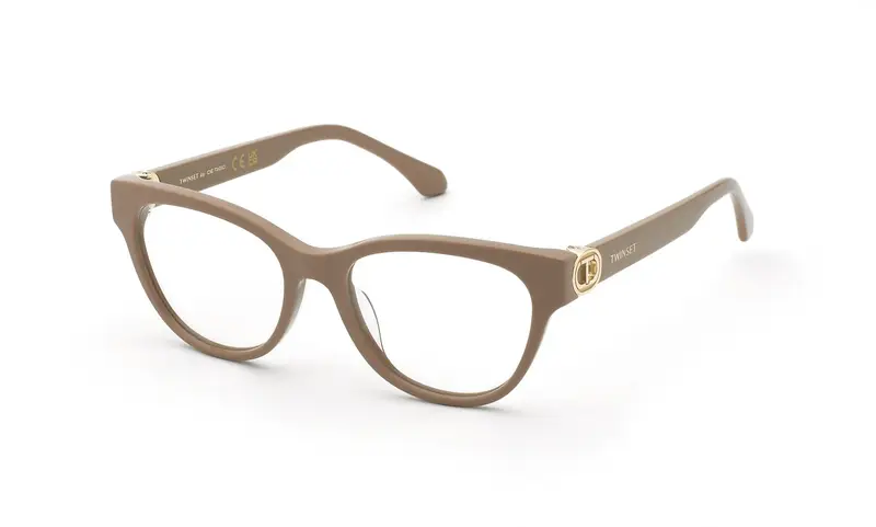 Twinset Donna VTW092  0M38 Montature da vista Acetato Beige  Farfalla