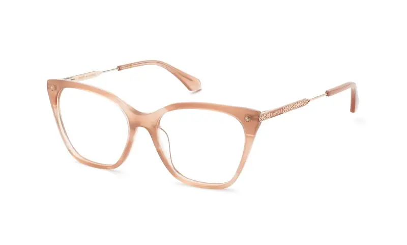 Donna VTW127 06BN Montature da vista Acetato Rosa Squadrata