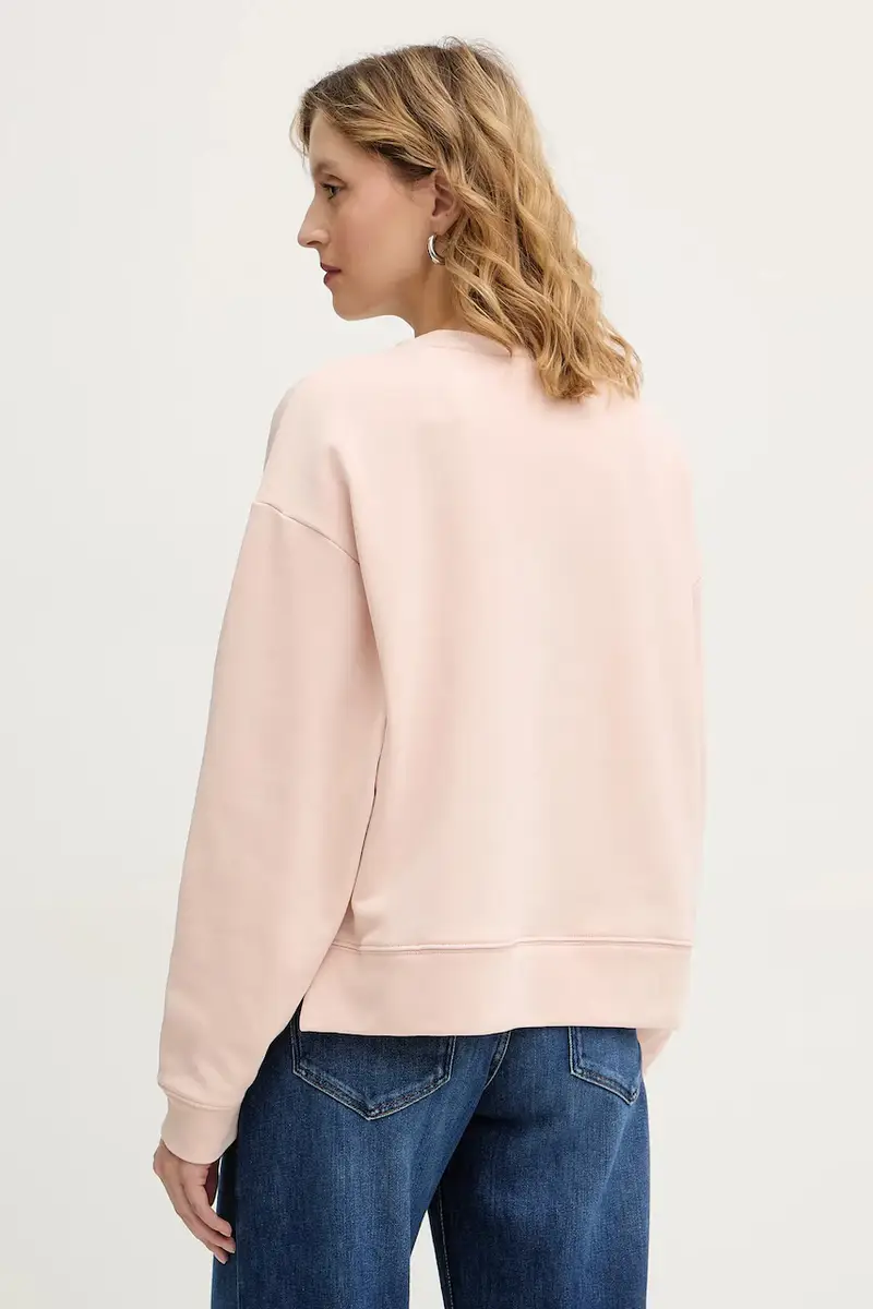 felpa in cotone Arancione miniatura 3