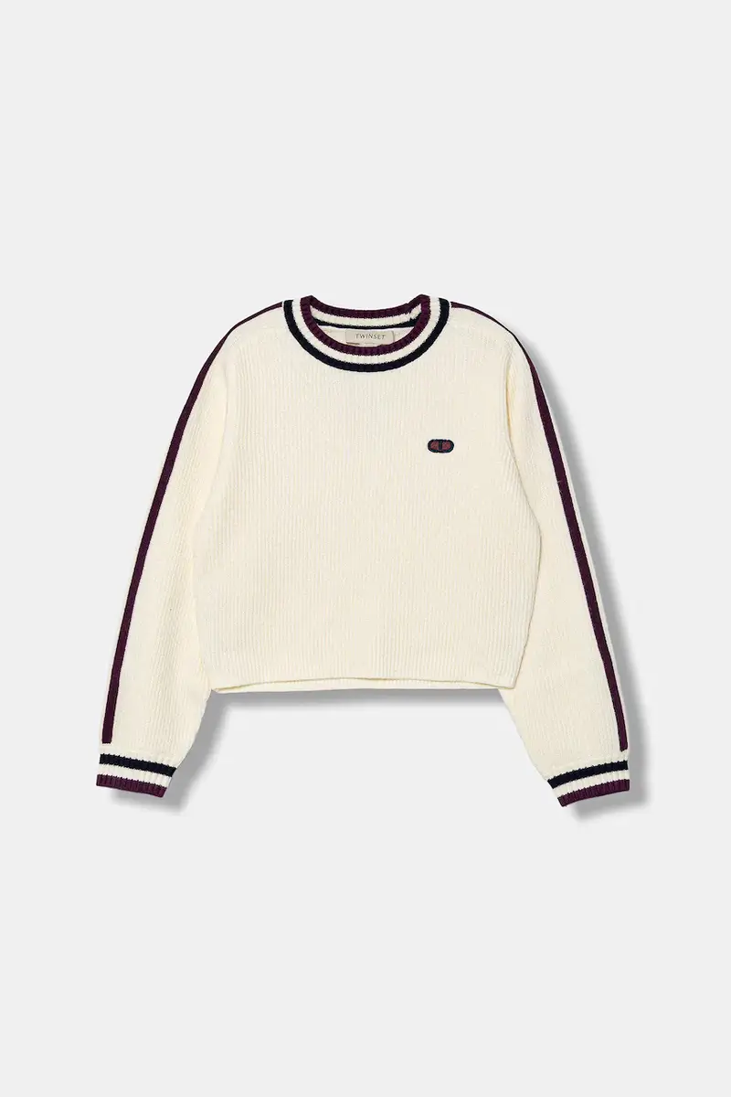 felpa per bambini colore beige 252GJ3030