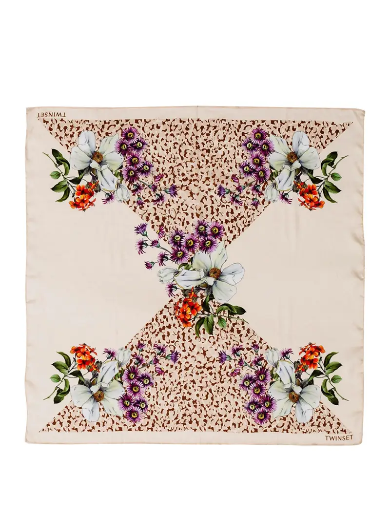 foulard twin set da donna - avorio
