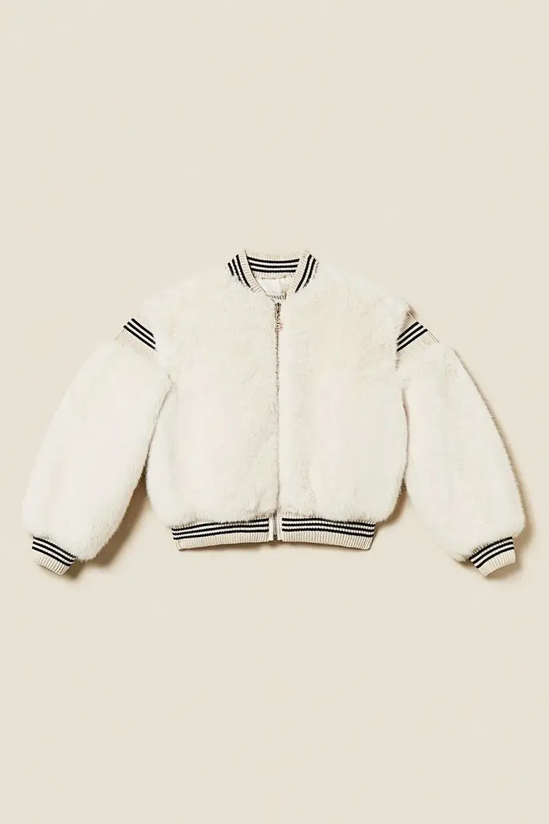 giacca bomber bambini colore beige 252GJ2170 miniatura 2